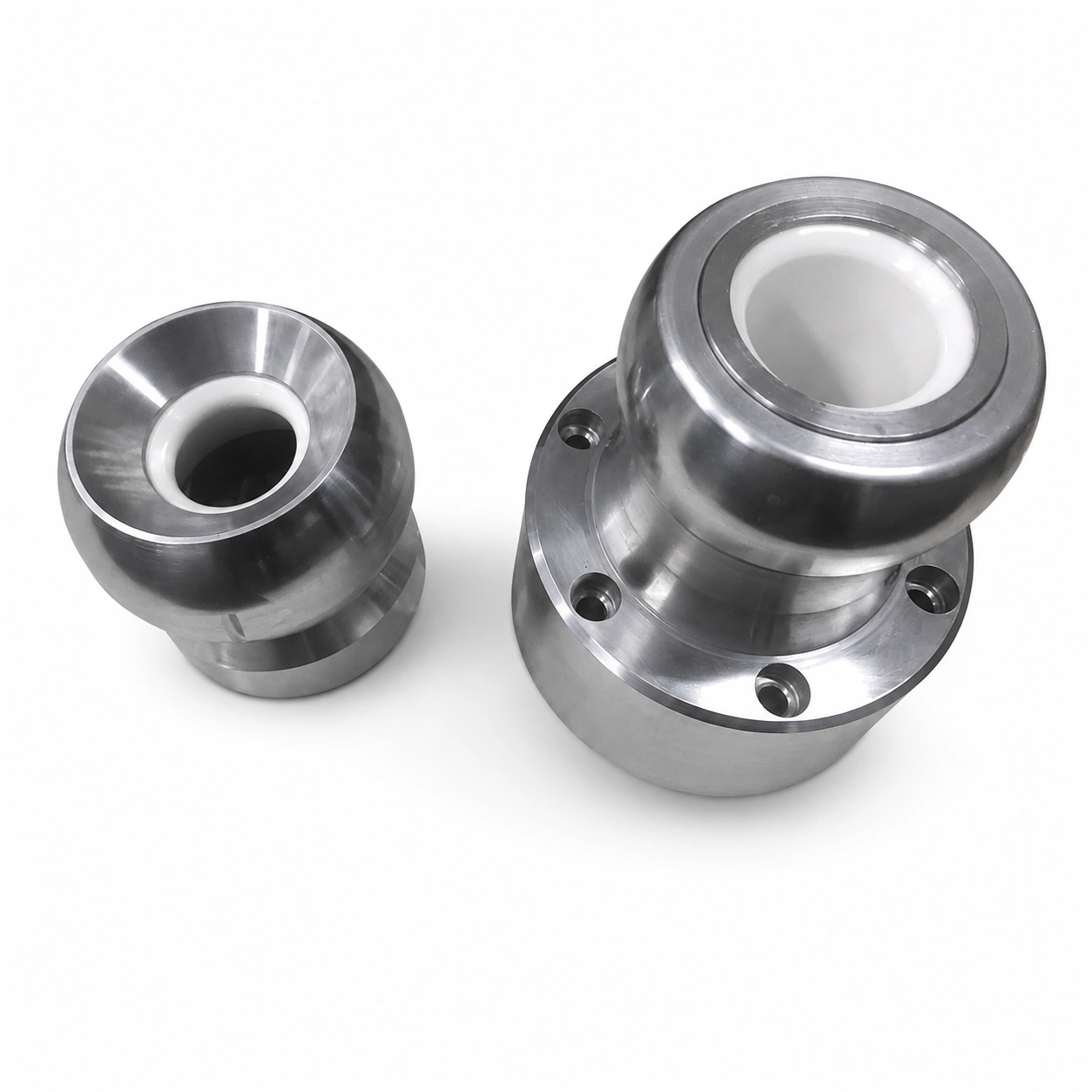 Steel Part With Ceramic Bearing Fitting
